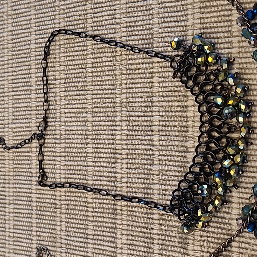 Bundle Two Statement Necklaces One Pair Matched E… - image 3